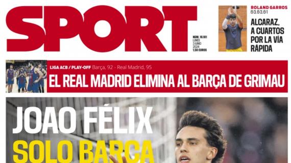 Sport: "Joao Félix, sólo Barça"