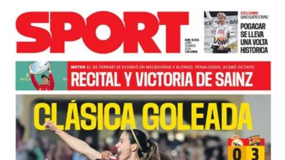 Sport: "Clásica goleada"