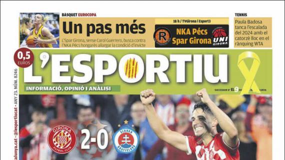 L'Esportiu, Ed.Girona: "La primera está aquí"