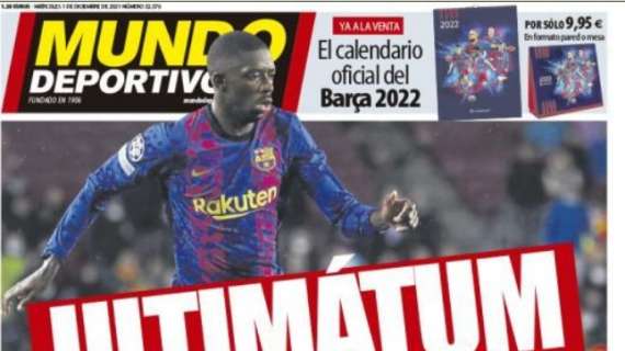 Mundo Deportivo: "Ultimatum Dembélé"