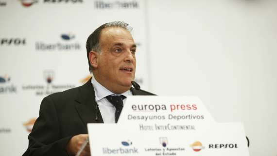 Tebas: "En la temporada 2019/20 no existirá la deuda del fútbol español con la Agencia Tributaria"