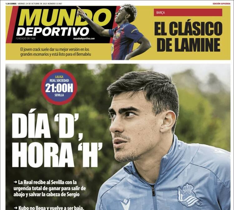 Mundo Deportivo, Ed.Gupúzcoa: "Día 'D', hora 'H'"