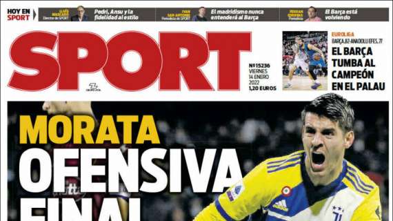 Sport: "Morata, ofensiva final"