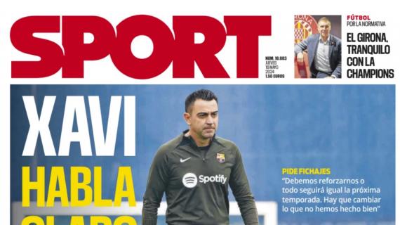 Sport: "Xavi habla claro"