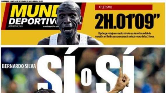 Mundo Deportivo: "Bernardo Silva, sí o sí"