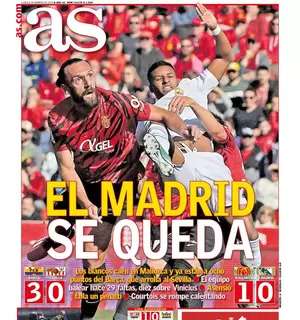As: "El Madrid se queda"