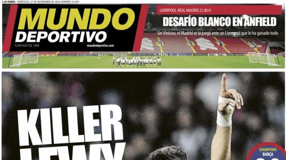 Mundo Deportivo: "Killer Lewy"