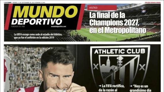 Mundo Deportivo, Ed.Vizcaya: "Laporte ya es león"