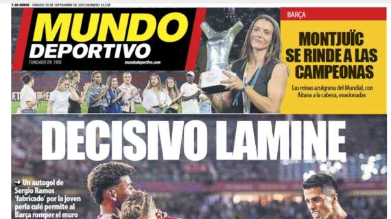 Mundo Deportivo: "Decisivo Lamine"