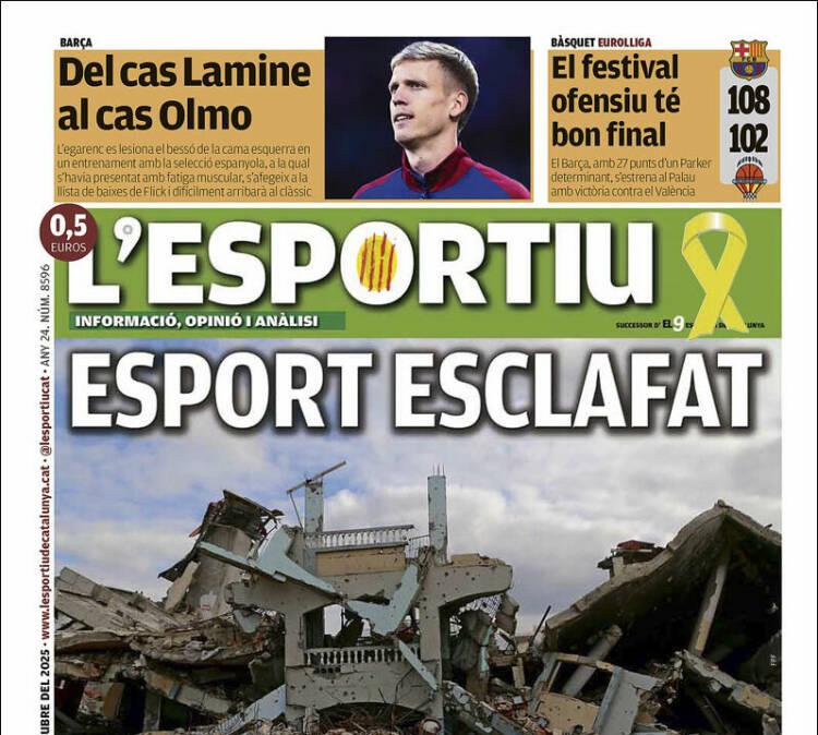 L'Esportiu: "Del caso Lamine al caso Olmo"