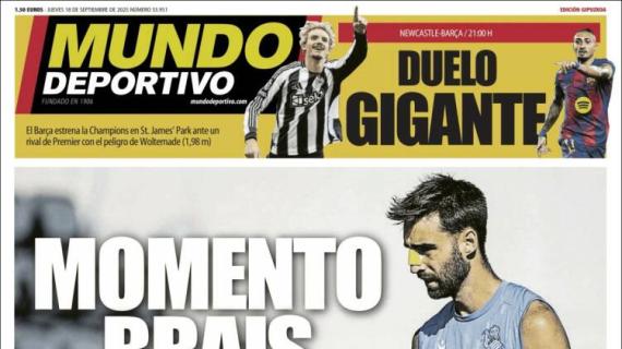 Mundo Deportivo, Ed.Guipúzcoa: "Momento Brais"