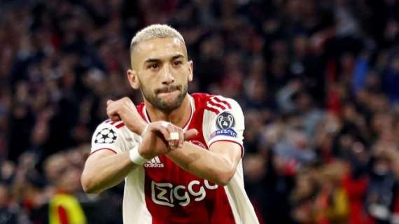 Ajax, Ziyech baja indefinida por lesión