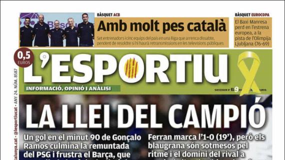 L'Esportiu:"La ley del campeón"