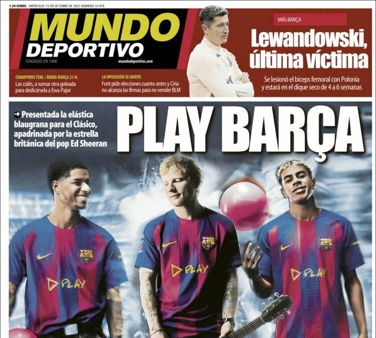Mundo Deportivo: "Lewandowski, última víctima"