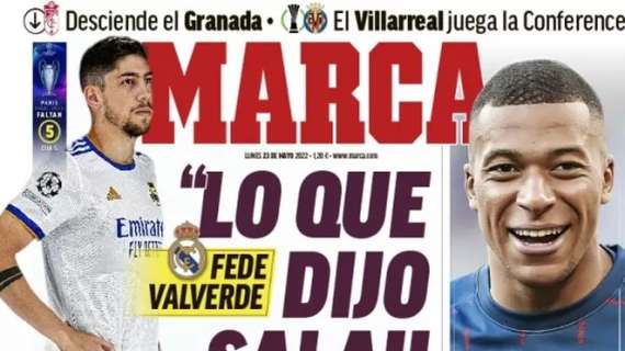Marca, Fede Valverde: "Lo que dijo Salah motiva"