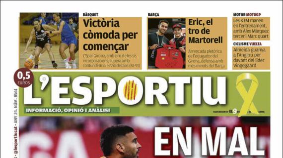 L'Esportiu, Ed.Girona: "En mal lugar"
