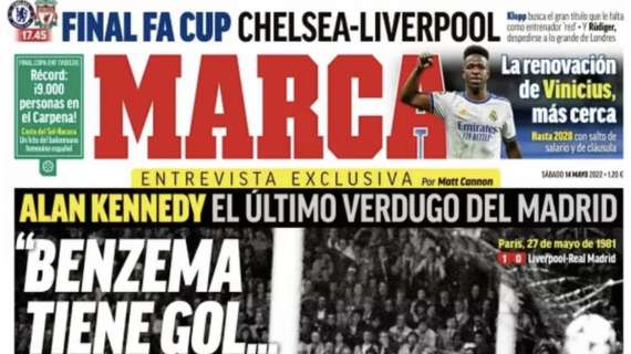 Kennedy en Marca: "Benzema tiene gol y hace de todo"