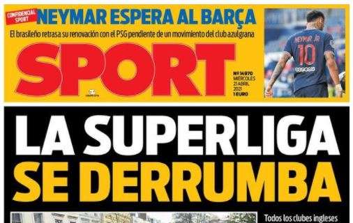 Sport: "La Superliga se derrumba"