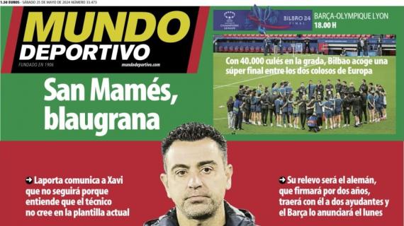 Mundo Deportivo: "Adiós Xavi, llega Flick"