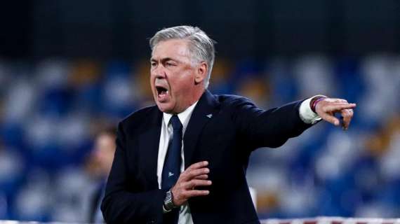 Napoli, Ancelotti en desacuerdo con el club por la decisión de concentrar al equipo