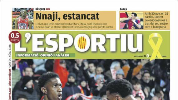 L'Esportiu, Ed.Girona: "Sufriendo, hacia arriba"