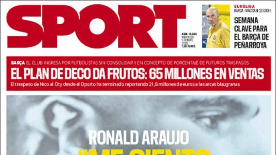 Sport, Araujo: "Me siento valorado"