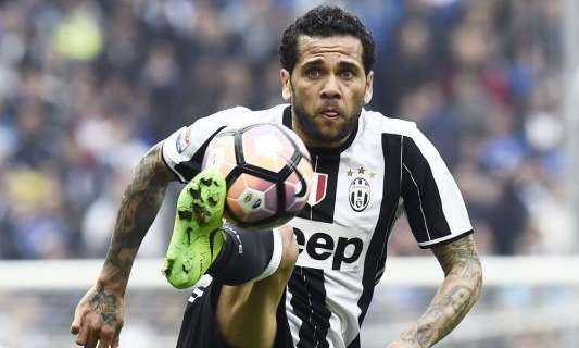 Juventus, Alves: "Prefiero las asistencias a los goles"