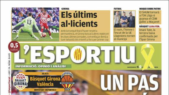 L'Esportiu, Ed.Girona: "Los últimos alicientes"