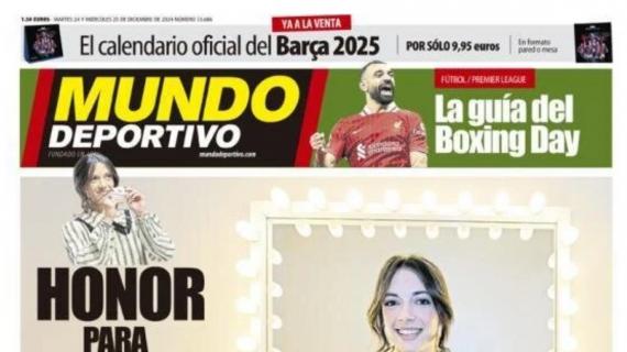 Mundo Deportivo: "Honor para Aitana"