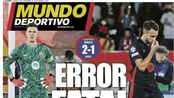 Mundo Deportivo: "Error fatal"