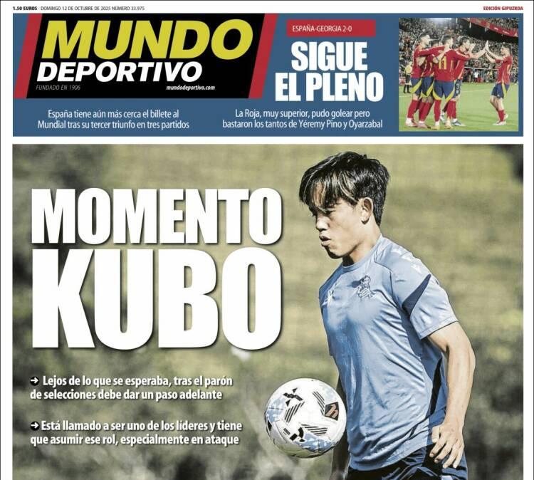 Mundo Deportivo, Ed.Guipúzcoa: "Momento Kubo"