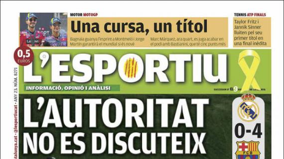 L'Esportiu: "La autoridad no se discute"