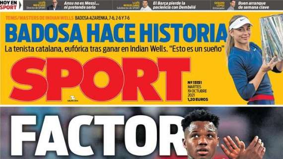 Sport: "Factor Ansu"