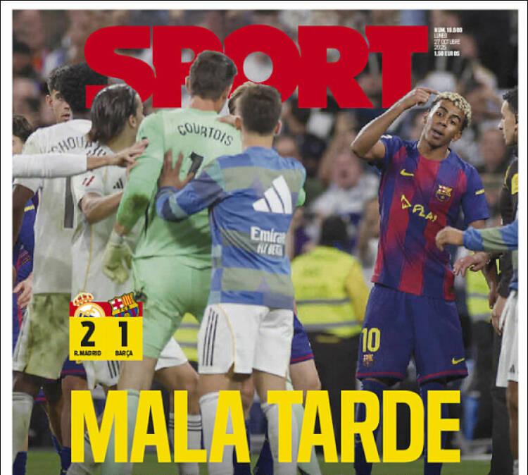 Sport: "Mala tarde"