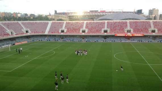 Descanso: FC Barcelona"B" - Real Valladolid 0-0