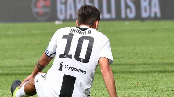 Juventus, preocupación por el estado físico de Dybala