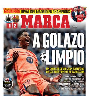 Marca: "A golazo limpio"