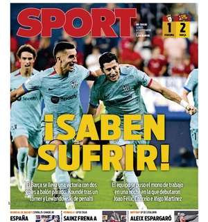 Sport: "Saben sufrir"