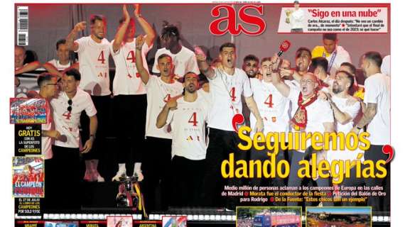 As: "Seguiremos dando alegrías"