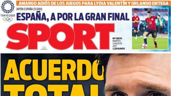 Sport: "Acuerdo total Barça-Messi"