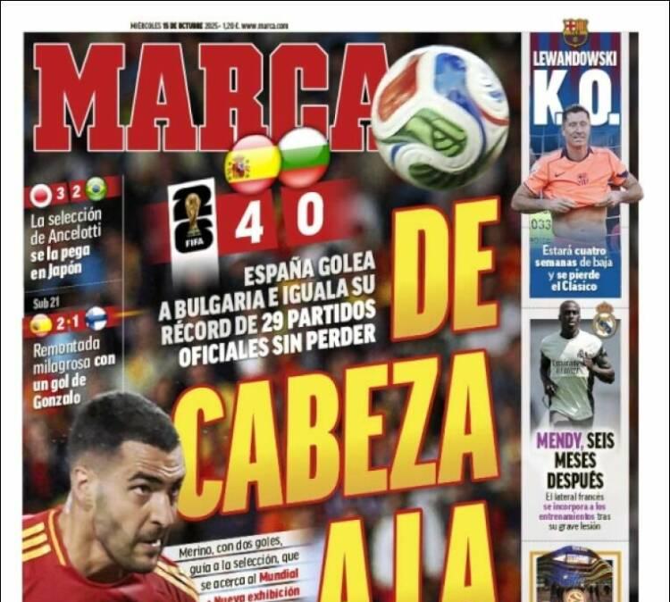 Marca: "De cabeza a la historia"