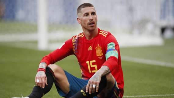 España, Ramos amonestado, se pierde el partido ante Suecia