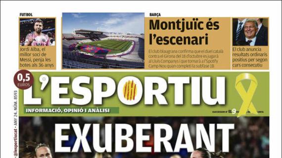 L'Esportiu: "Exuberante"