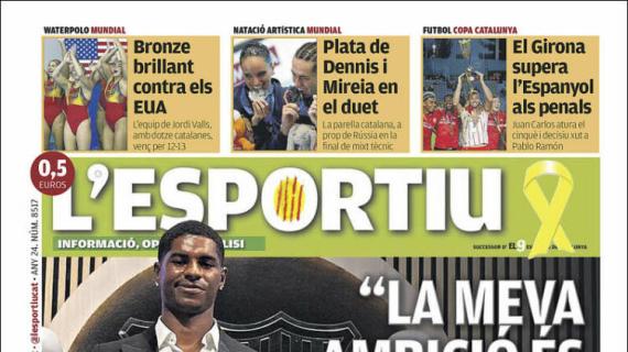 L'Esportiu, Rashford: "Aquí todo el mundo tiene hambre"