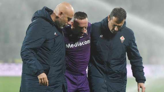 Fiorentina, operado Ribéry. Será baja durante 10 semanas