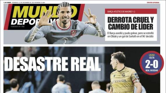 Mundo Deportivo, Ed. Guipúzcoa: "Desastre Real"