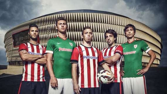 El Athletic lucirá un diseño clásico en sus nuevas equipaciones para la temporada 2014-15