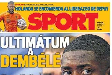Sport: "Ultimátum a Dembélé"