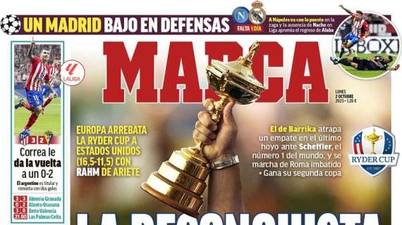 Marca: "Correa le da la vuelta a un 0-2"