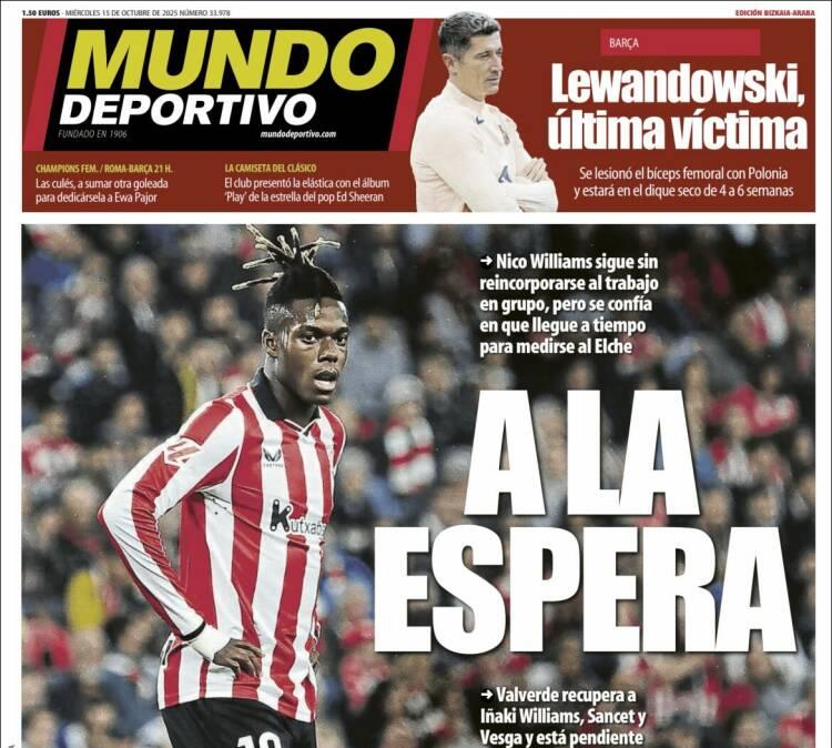Mundo Deportivo, Ed.Vizcaya: "A la espera"